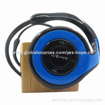 Beautiful Hot-sale Stereo Bluetooth Headset with Mic, 2,402-2,480MHz Frequency